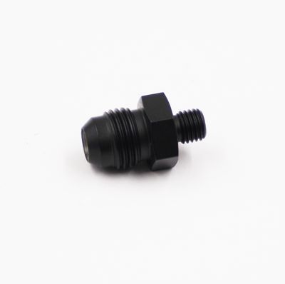 Pure Stealth Power Steering Hydroboost Adapter: 5/16 - 24 x -6 AN. (Steel) - X11855