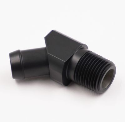 Pure Stealth 1/2&quot; NPT x 5/8&quot; Heater Hose Barb Adapter Fitting - 2 7/8&quot; Length (Stainless Steel)- X50101-SUR