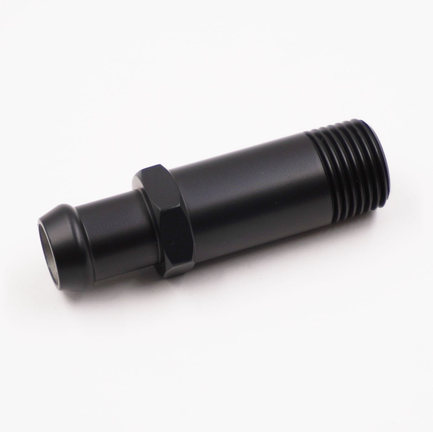 Pure Stealth 1/2&quot; NPT x 5/8&quot; Heater Hose Barb Adapter Fitting - 2 7/8&quot; Length (Stainless Steel)- X50101-SUR