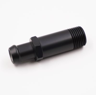 Pure Stealth 1/2&quot; NPT x 5/8&quot; Heater Hose Barb Adapter Fitting - 2 7/8&quot; Length (Stainless Steel)- X50101-SUR