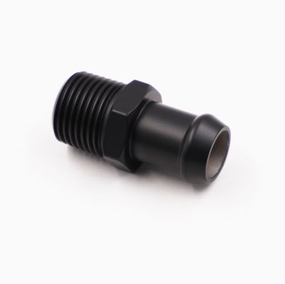Pure Stealth 1/2&quot; NPT x 5/8&quot; Heater Hose Barb Adapter Fitting- 1 3/16&quot; Length (Stainless Steel) - X501002-SUR