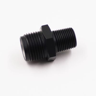 Pure Stealth Adapter: #10 Male O-Ring x 3/8&quot; NPT Male Adapter Fitting (Aluminum) - 15000