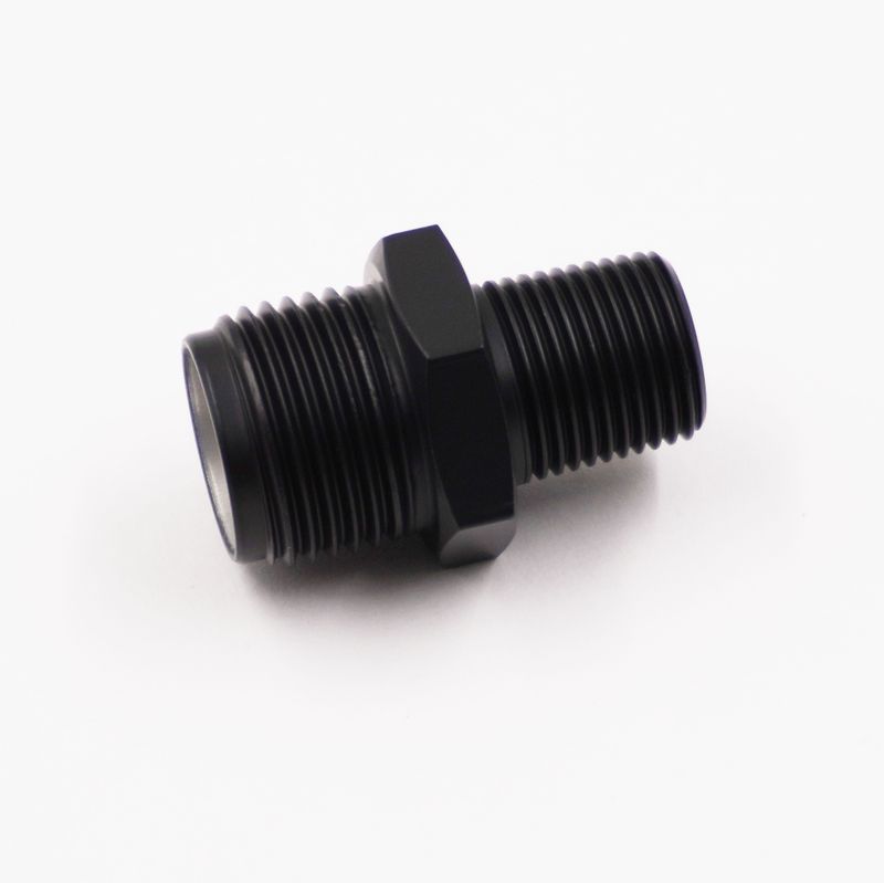 Pure Stealth Adapter: #10 Male O-Ring x 3/8&quot; NPT Male Adapter Fitting (Aluminum) - X15000