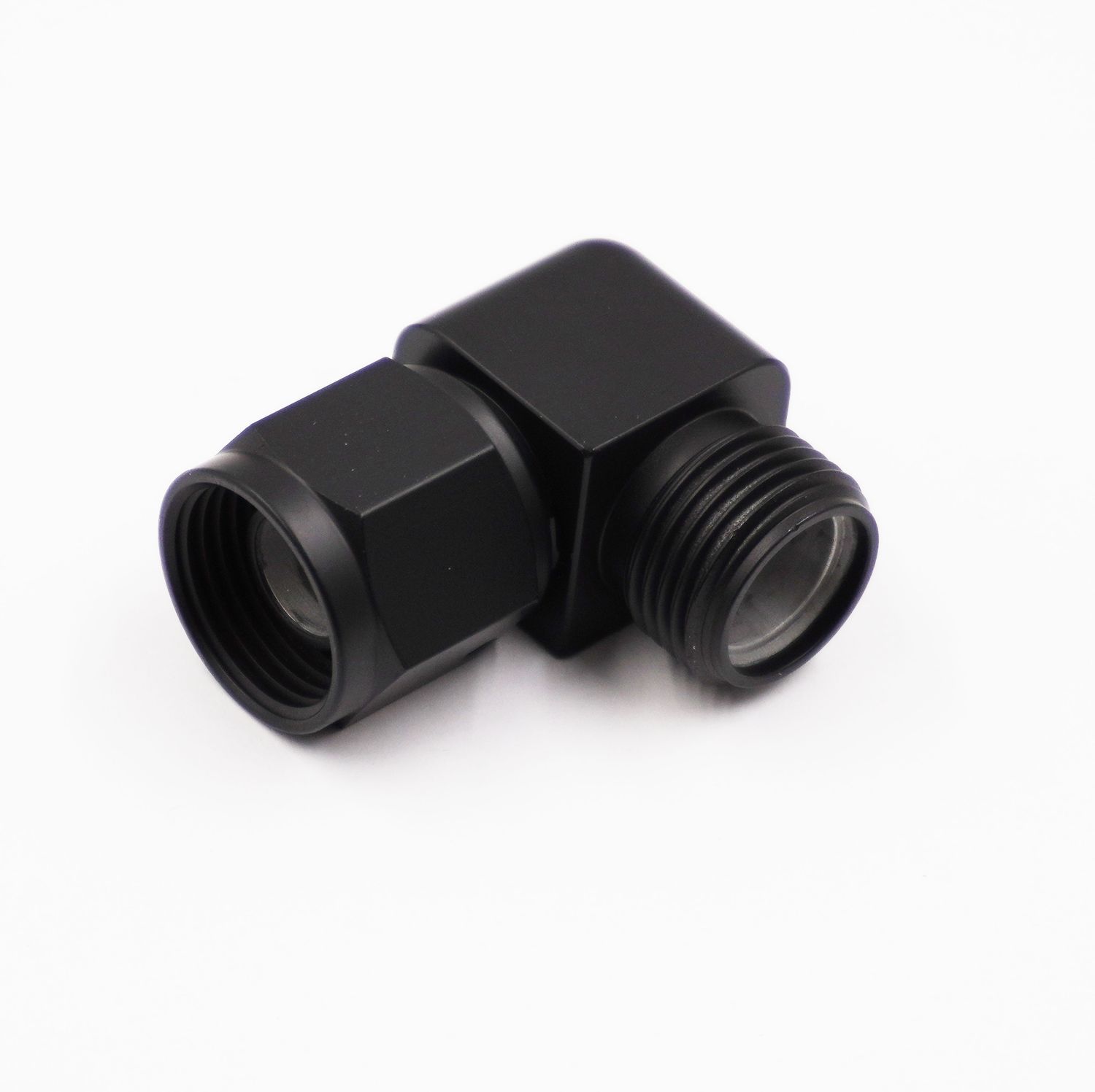 Pure Stealth A/C #10 Tite 90° Elbow With Swivel Nut - X15170