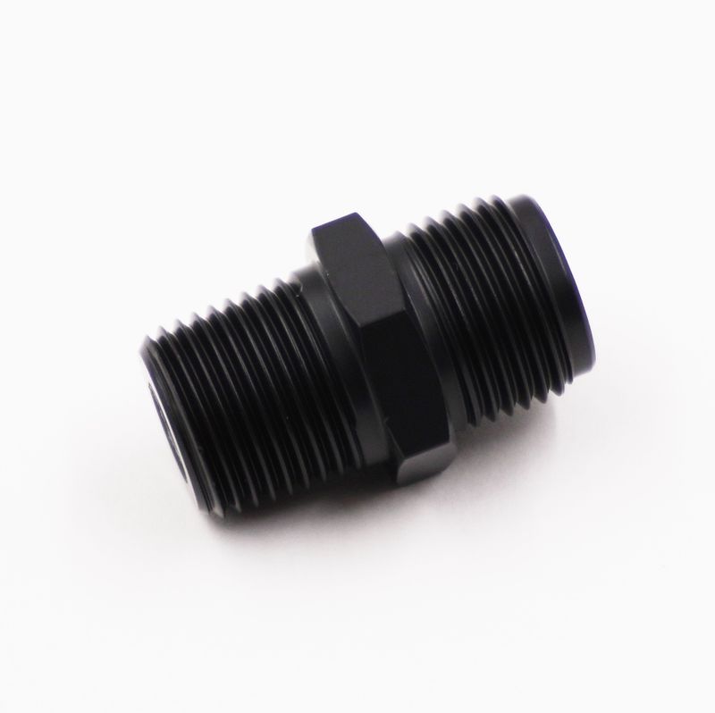 Pure Stealth Adapter: #10 Male O-Ring x 1/2&quot; NPT Male Adapter Fitting (Stainless Steel) - X36033-MPA