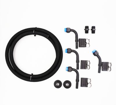 Pure Stealth Universal E-Z Clip Heater Hose Kit - 1/2&quot; Adapters - E-Z Clip Hose - X41400-12