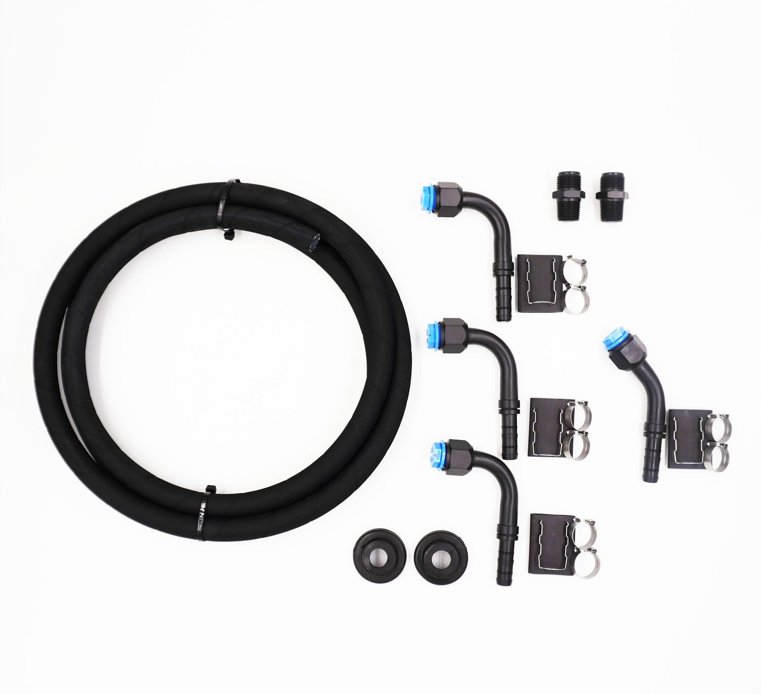 Pure Stealth Universal E-Z Clip Heater Hose Kit - 1/2&quot; Adapters - E-Z Clip Hose - X41400-12