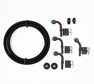 Pure Stealth Universal E-Z Clip Heater Hose Kit - 1/2&quot; &amp; 3/8&quot; Adapters - E-Z Clip Hose - X41400-1238
