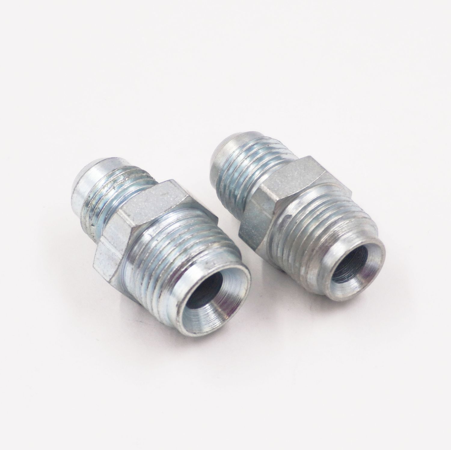 Power Steering Adapter Kit: Early  GM - &#39;65-&#39;81 Box Adapter Fitting Kit- 5/8-18 &amp; 11/16 -18 x -6 AN Adapter Kit - (2 Fitting Kit) - 11765