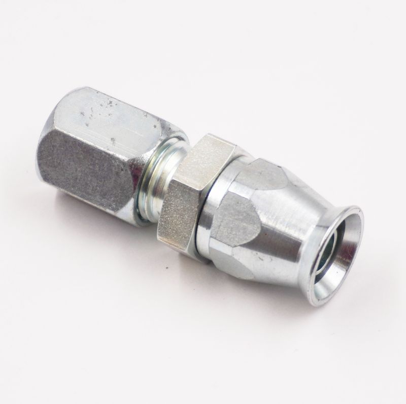 3/8&quot; Tube Compression x -6AN Braided Teflon Hose (Steel) - 11825