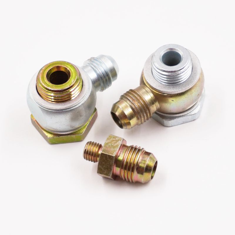 Hydro-Boost Banjo Kit:  16MM -1.50 Banjo, 18MM-1.50 Banjo &amp; 5/16-24 x -6 AN  Straight Adapter (3 Pieces) - 11895