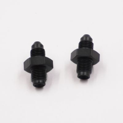 Pure Stealth Adapter Kit: 3/8-24 Male Inverted Flare x -3 AN (Steel) - (Pair) - X2000