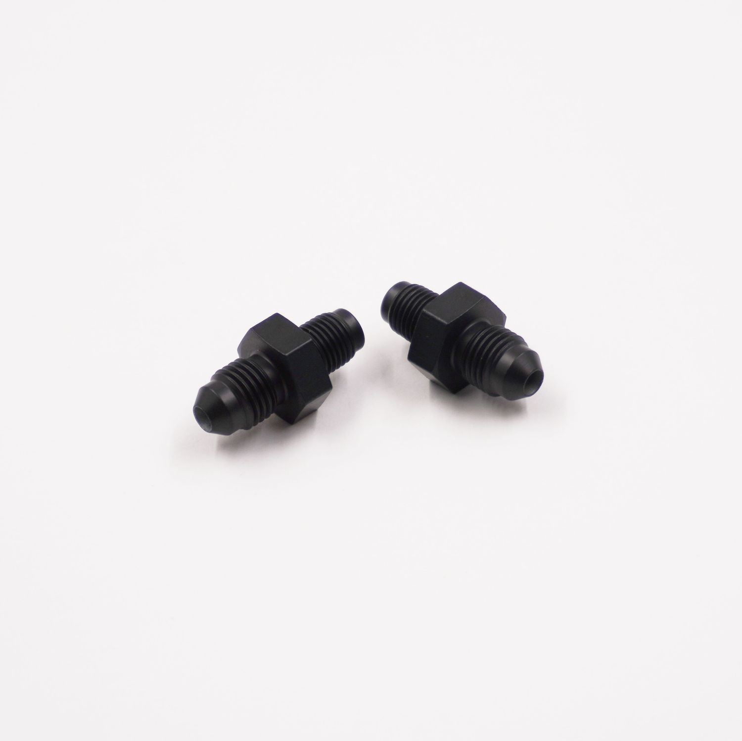 Pure Stealth Adapter Kit: 3/8-24 Male Inverted Flare x -4 AN (Steel) - (Pair) - X2010
