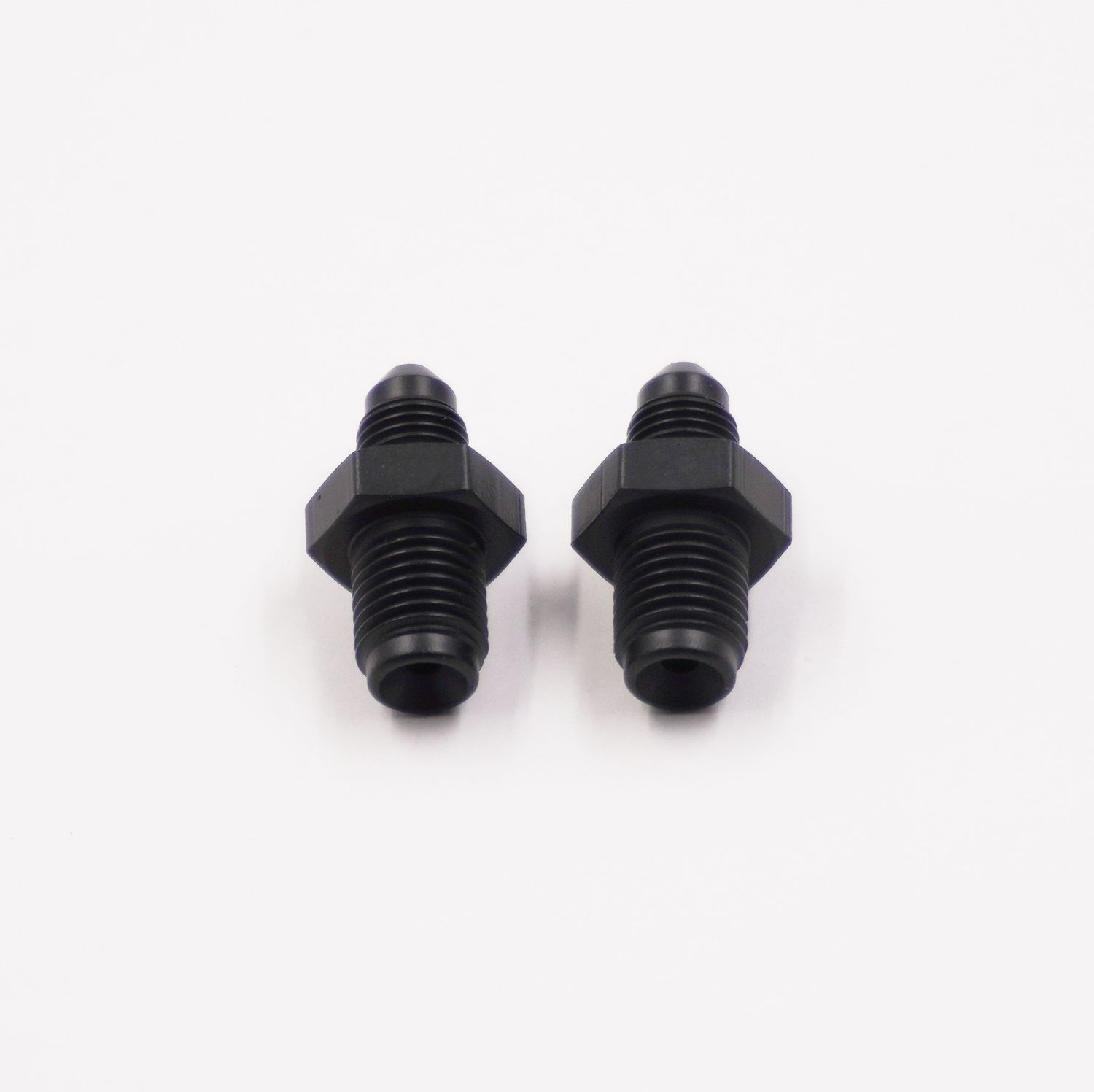 Pure Stealth Adapter Kit: 7/16-20 Male Inverted Flare x -3 AN (Steel) - (Pair) - X2020
