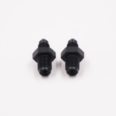 Pure Stealth Adapter Kit: 7/16-20 Male Inverted Flare x -3 AN (Steel) - (Pair) - X2020