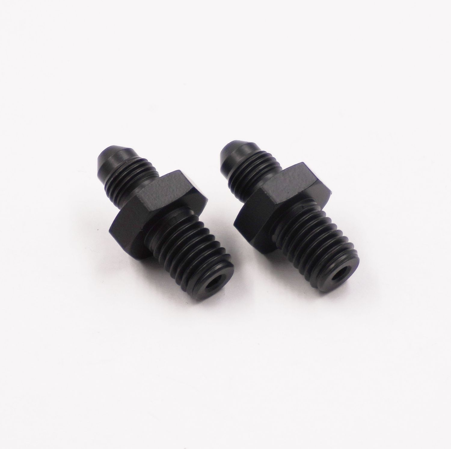Pure Stealth Adapter Kit: 10MM-1.50 Male Inverted Flare x -3 AN - (Steel) - (Pair) - X2050