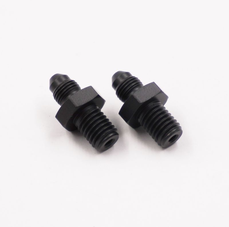 Pure Stealth Adapter Kit: 10MM-1.50 Male Inverted Flare x -3 AN - (Steel) - (Pair) - X2050