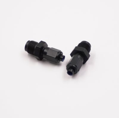 Pure Stealth Adapter Kit: 1/2-20 &amp; 9/16-18 Male Inverted Flare x -3 AN W/ Aluminum Tube Nuts &amp; Sleeves - (Steel) - (Pair) - X2070