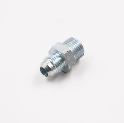 Power Steering Adapter: -6 AN Male To 16MM x 1.5 Male Thread W/ Inverted Flare For AGR, Jeep Offroad Boxes Or Sectors W/ Inv Seats  (Approx. .500 From Hex To Seat) - (Steel) - (1 Fitting) - 11720INV