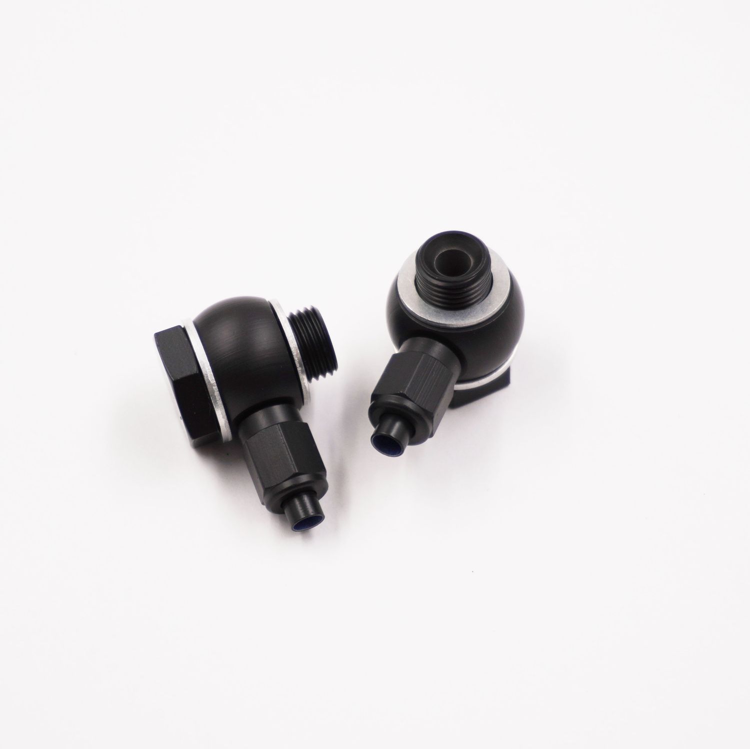 Pure Stealth Master Cylinder Banjo Kit: 3/8-24 &amp; 3/8-24 x -3 AN - Steel W/ Aluminum Tube Nuts &amp; Tube Sleeves -X3005