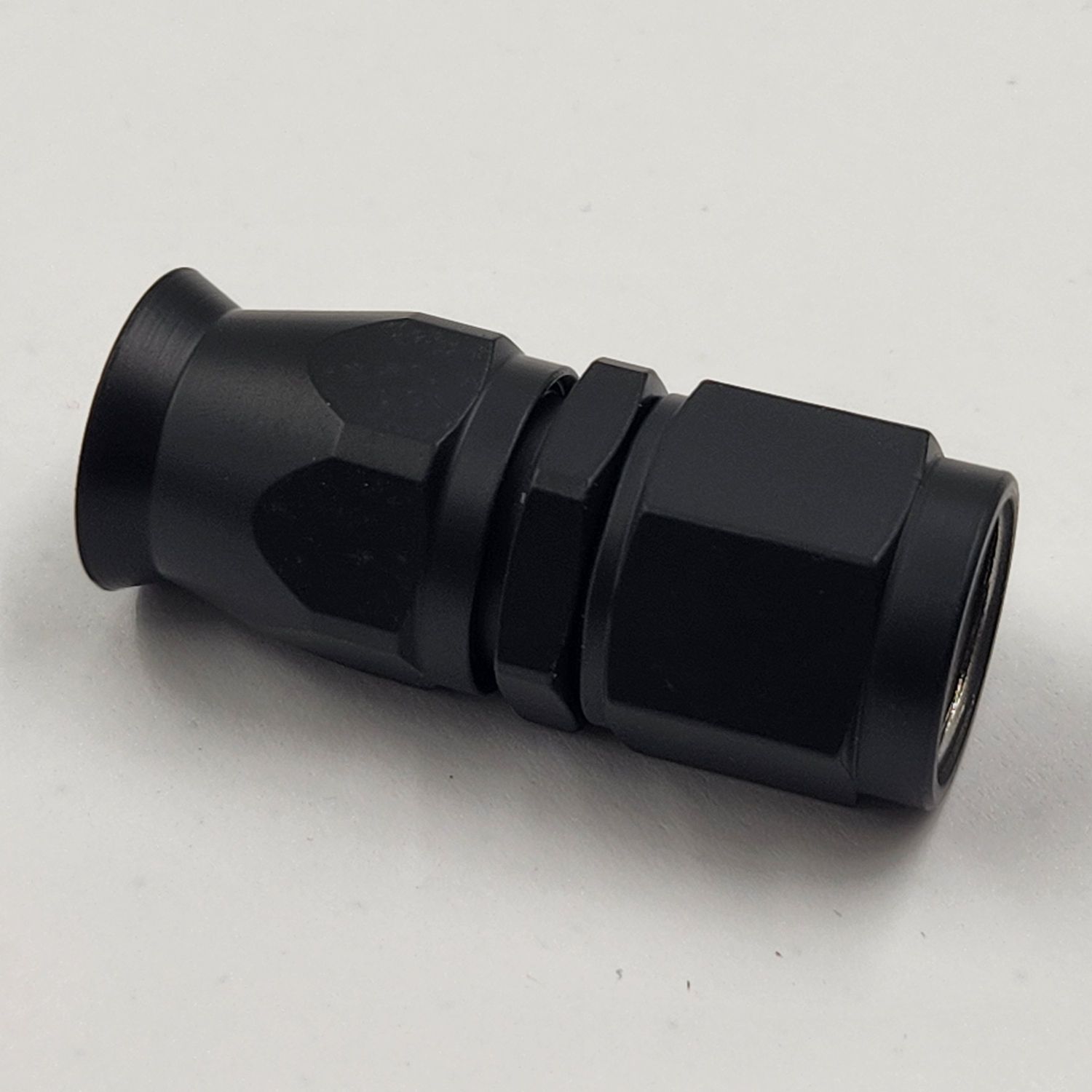 Pure Stealth -6 Straight PTFE Hose End - (Steel)- X100-0106S