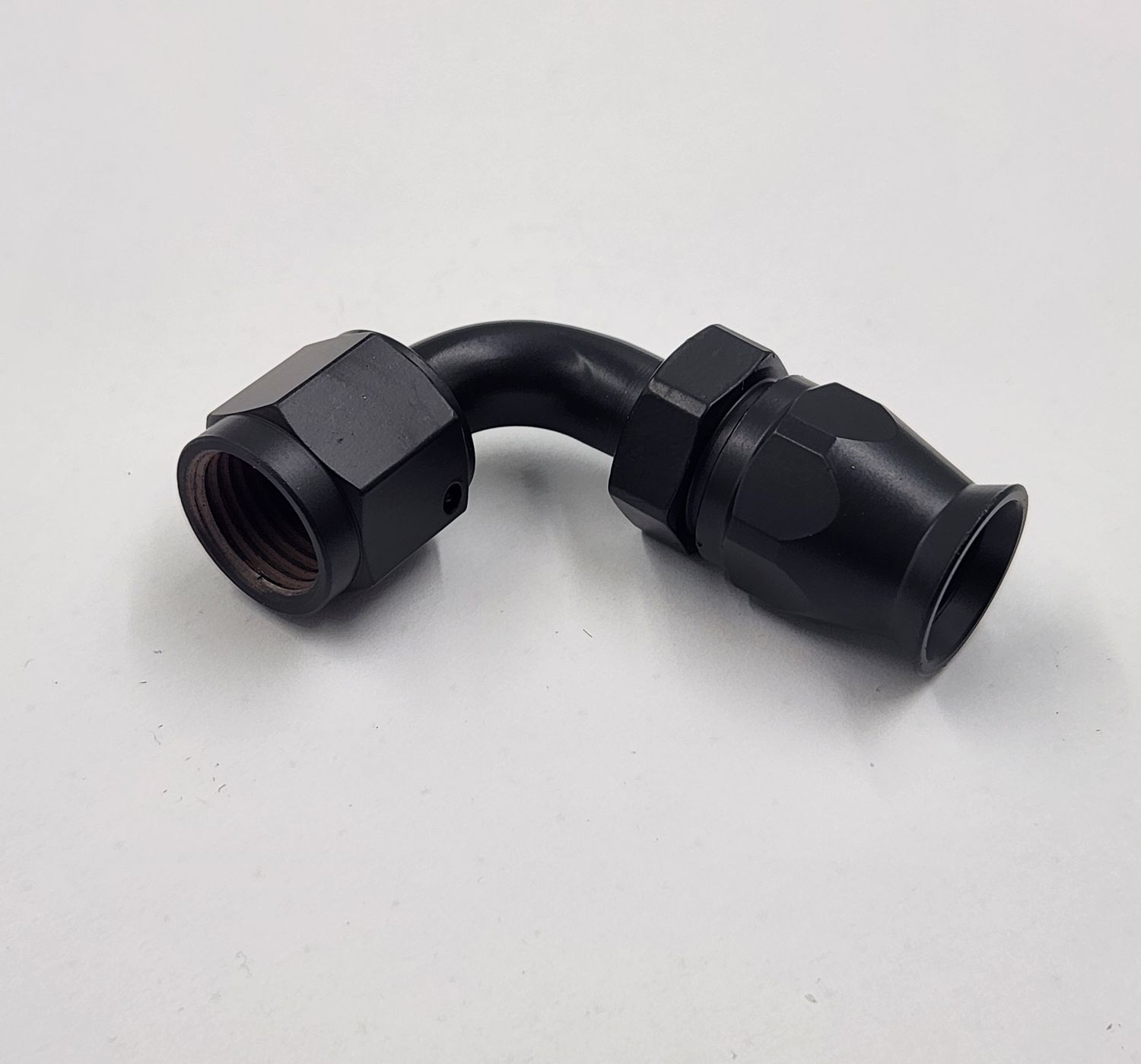 Pure Stealth Hose End: -6AN x 90° TFE Reusable (Steel) - X100-9006S