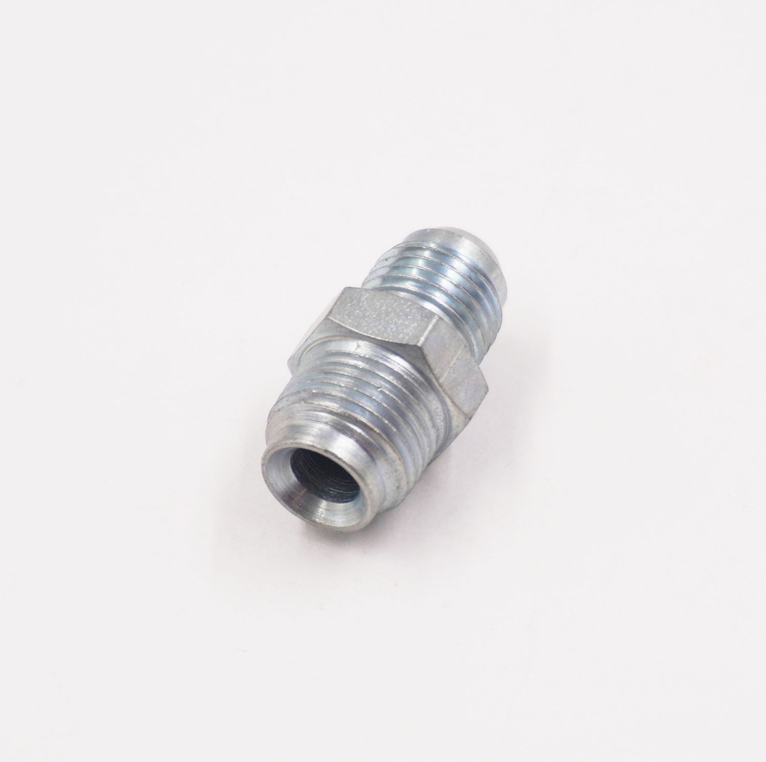 Power Steering Adapter: Early GM Box Fitting: 5/8-18 x -6AN (Steel) - 11740