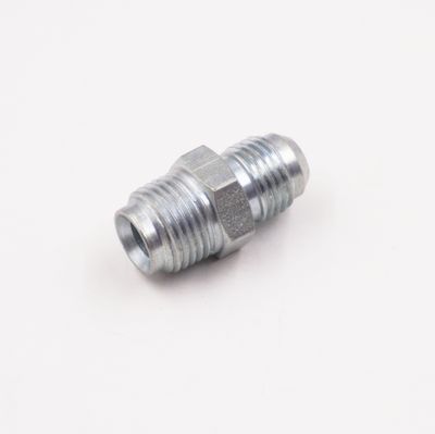 Power Steering Adapter: 11/16-18 Male Inverted Flare To -6 AN - (Steel) - (1 Adapter) - 11750