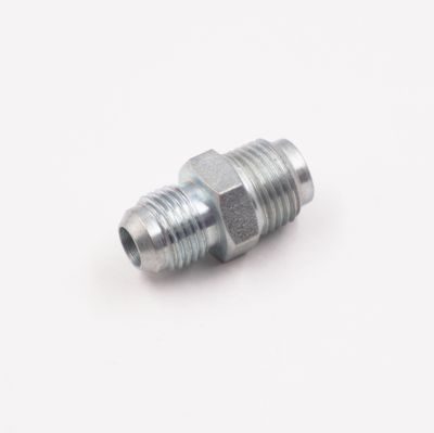 Power Steering Adapter: Toyota Power Steering Fitting 17MM x 1.5 Male Thread Inverted Flare To -6 AN Male - (Steel) - (1 Fitting) - 11752