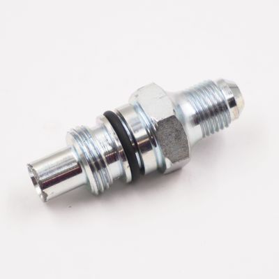 Power Steering Flow Control Valve: -6 AN x 7/8&quot; Hex - Low Flow - For Type II GM Pump - 2.1 GPM - 11726