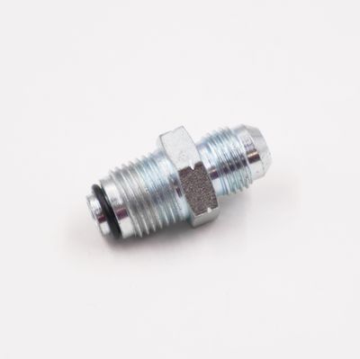 Power Steering Adapter: 14MM 1.5 Male Thread With Viton O-Ring To -6 AN - (Steel) -  (1 Adapter) - 11770