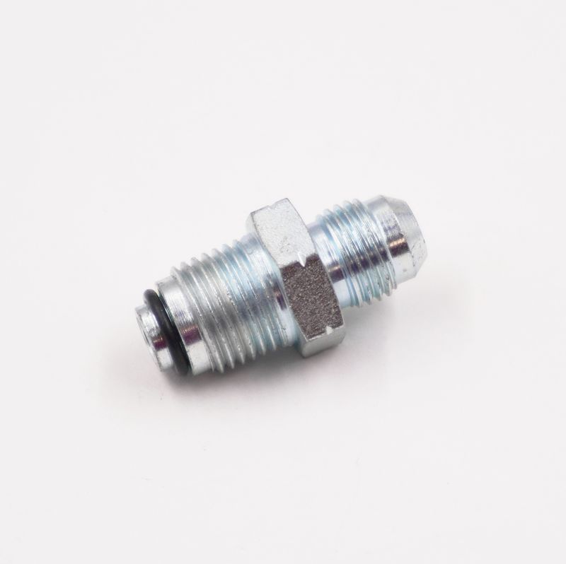 Power Steering Adapter: 14MM 1.5 Male Thread With Viton O-Ring To -6 AN - (Steel) -  (1 Adapter) - 11770