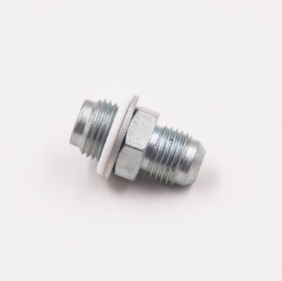 Power Steering Adapter: 14MM 1.5 x -6 AN - Includes Crush Washer &amp; TFE O-Ring - (Steel) - (1 Adapter) - 11785-14