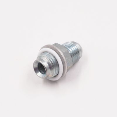 Power Steering Adapter:  16MM1.5 Inverted Flare x -6 AN - Includes Crush Washer &amp; TFE O-Ring -  Multiple Applications Including Some Ford Pumps - (Steel) - (1 Fitting) - 11785-16