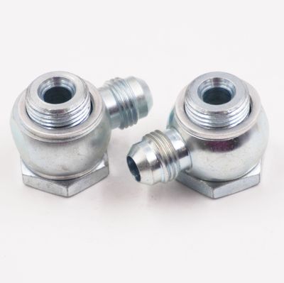 Banjo Fitting Kit: 1/2&quot; -20  &amp; 5/8&quot; -18 x -6 AN - (Steel) - (2 Banjo Fittings) - 11860