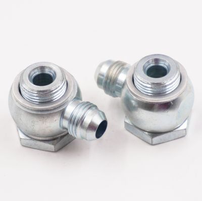 Banjo Fitting Kit: 16MM -1.50 &amp; 18MM -1.50 x -6 AN - (Steel) - (2 Banjo Fittings) - 11890