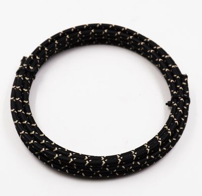 Pure Heritage  - 8 Gauge Wire - Black Braid w/ Teak Tracer - 10&#39; length