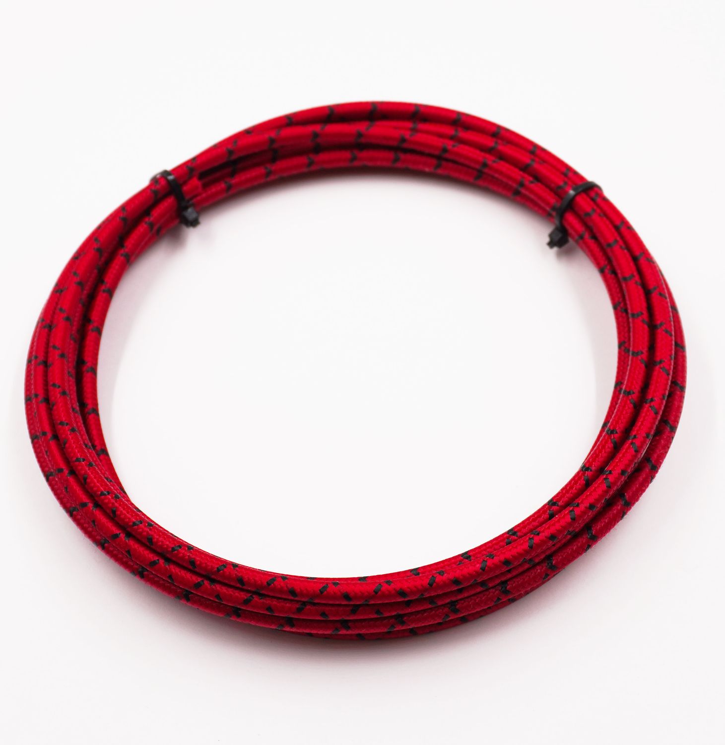 Pure Heritage  - 10 Gauge Wire - Red Braid w/ Black Tracer - 10&#39; length