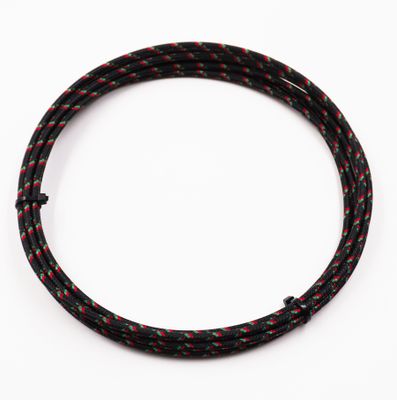 Pure Heritage  - 14 Gauge Wire - Black Braid w/ Red &amp; Green Tracer - 10&#39; length