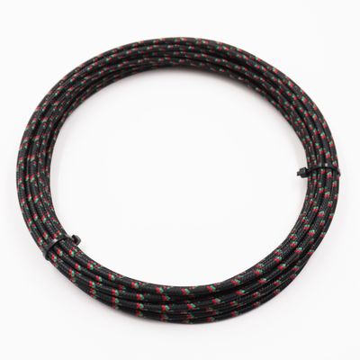 Pure Heritage  - 14 Gauge Wire - Black Braid w/ Red &amp; Green Tracer - 20&#39; length