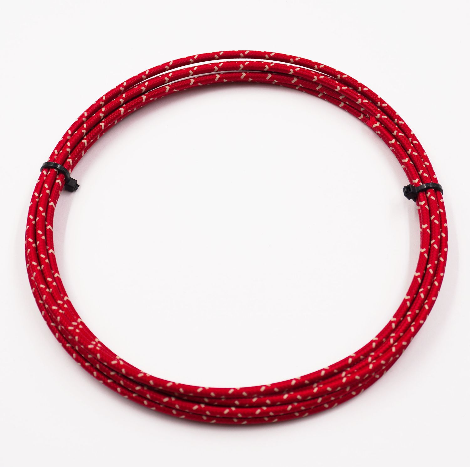 Pure Heritage  - 14 Gauge Wire - Red Braid w/ Teak Tracer - 10&#39; length