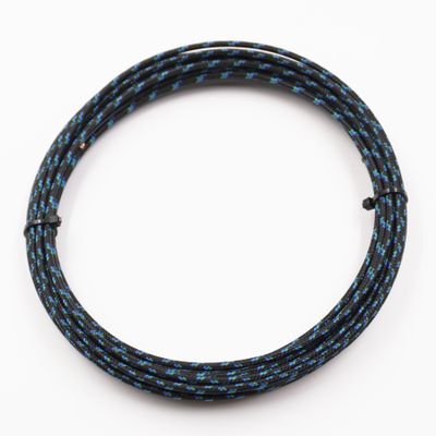 Pure Heritage  - 16 Gauge Wire - Black Braid w/ Green &amp; Blue Tracer - 20&#39; length