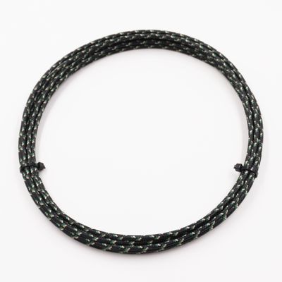 Pure Heritage  - 16 Gauge Wire - Black Braid w/ Teak &amp; Green Tracer - 10&#39; length