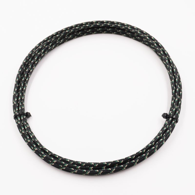 Pure Heritage  - 16 Gauge Wire - Black Braid w/ Teak &amp; Green Tracer - 10&#39; length