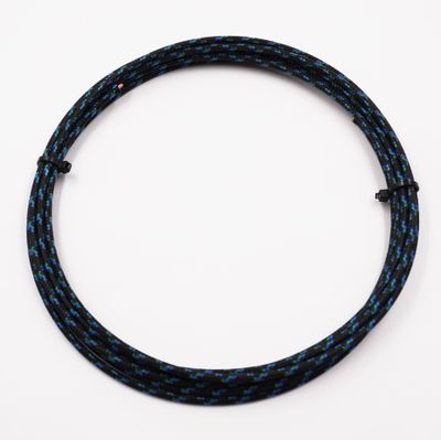 Pure Heritage  - 16 Gauge Wire - Black Braid w/ Green &amp; Blue Tracer - 10&#39; length