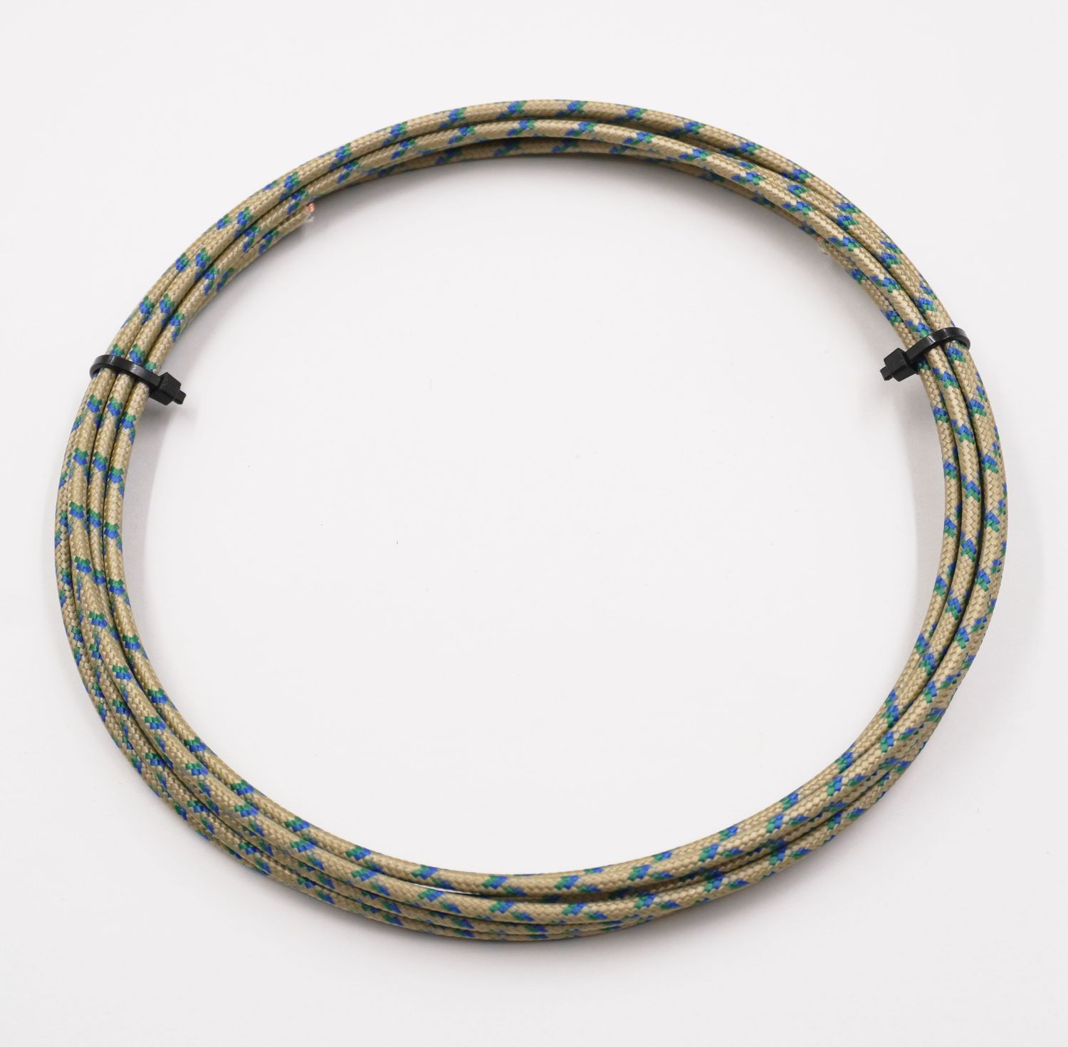 Pure Heritage  - 16 Gauge Wire - Gold Braid w/ Blue &amp; Green Tracer - 10&#39; length
