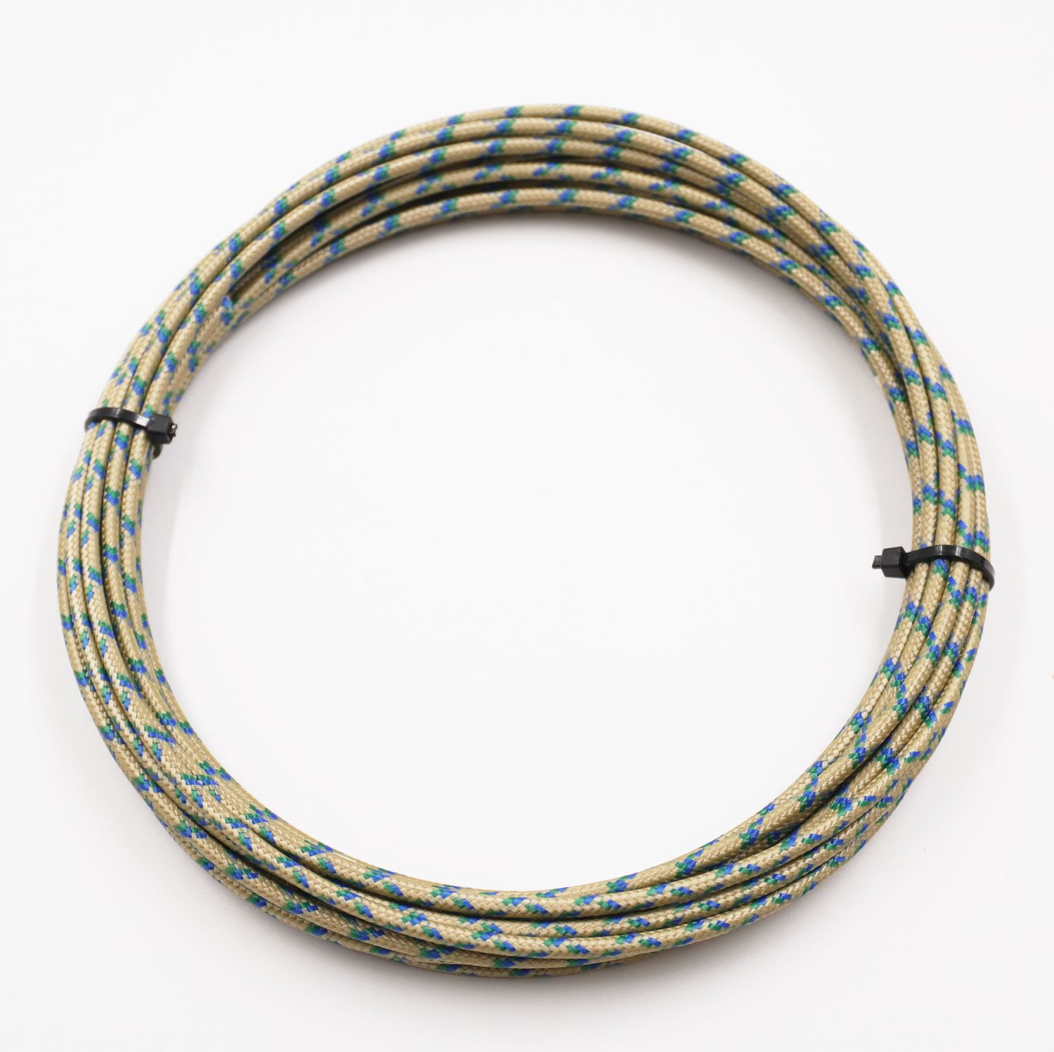 Pure Heritage  - 16 Gauge Wire - Gold Braid w/ Blue &amp; Green Tracer - 20&#39; length