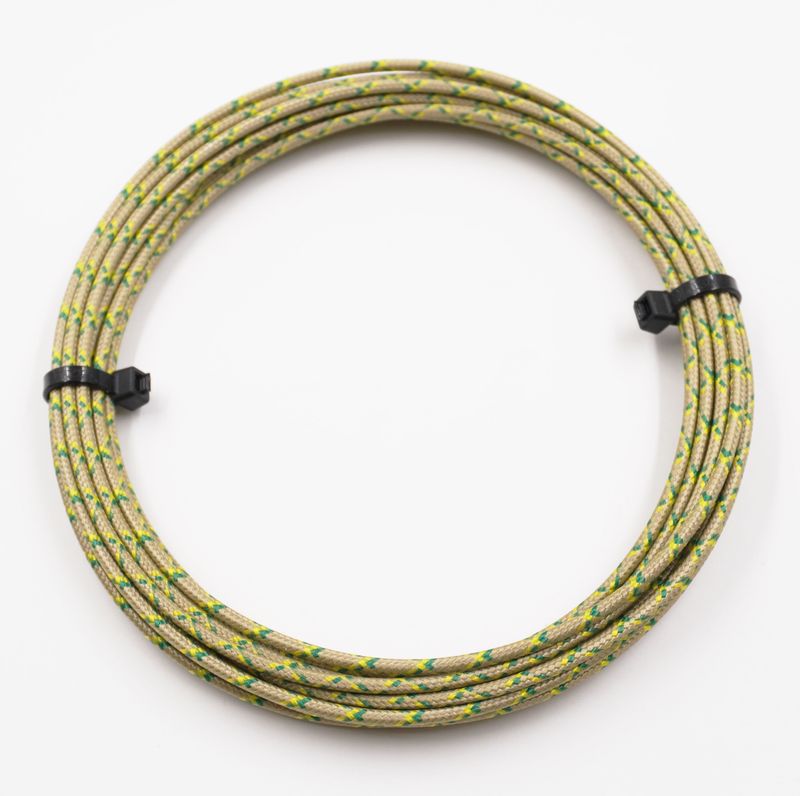 Pure Heritage  - 16 Gauge Wire - Gold Braid w/ Yellow &amp; Green Tracer - 20&#39; length