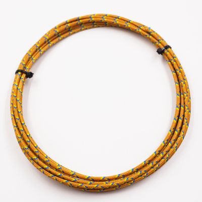 Pure Heritage  - 16 Gauge Wire - Marigold Braid w/ Blue &amp; Yellow Tracer - 10&#39; length