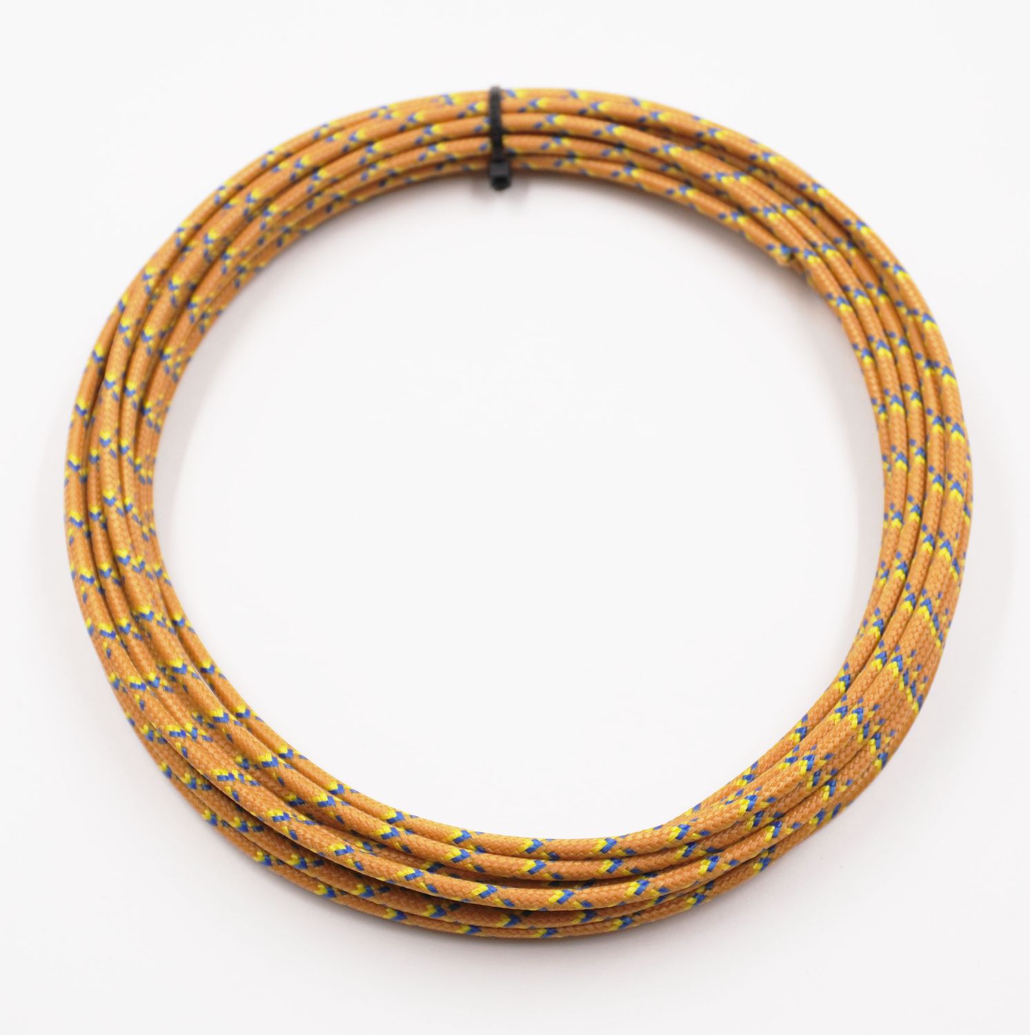 Pure Heritage  - 16 Gauge Wire - Marigold Braid w/ Blue &amp; Yellow Tracer - 20&#39; length